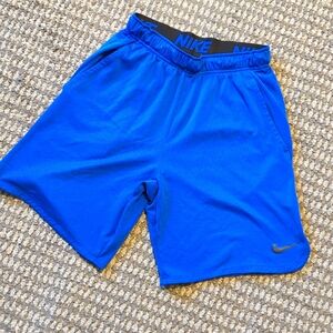 Nike Blue Athletic Shorts Performance Fit